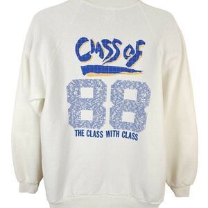Vintage Boulder City High School Sweatshirt Mens Size Medium 80s Class Of 88